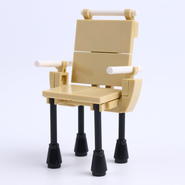 Beige Folding Leisure Chair