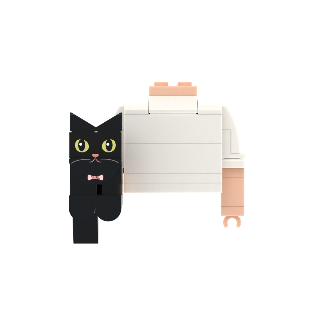 Black Cat brick figure accessory, main product view