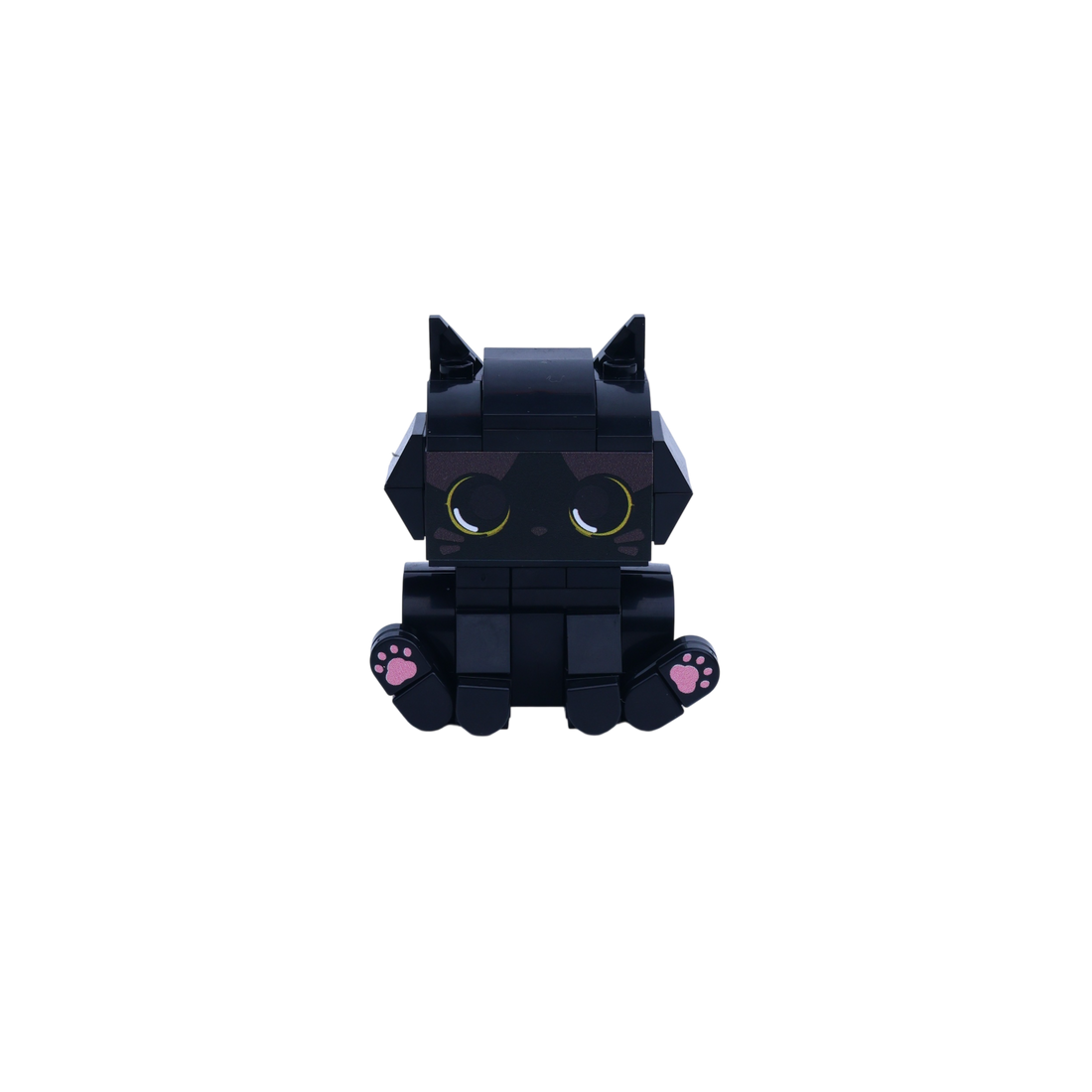 Black Cat cat brick figure, main product view