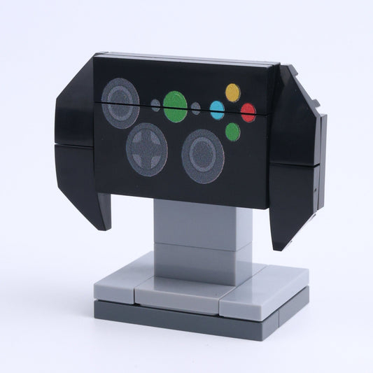 Black Game Controller brick scene accessory, right-side view