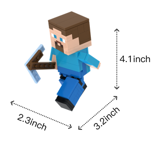 Blockworld Builder custom brick figure, size guide