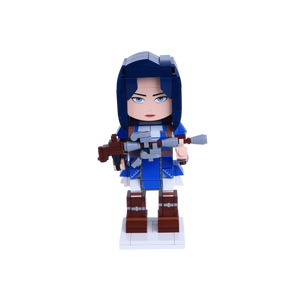 Blueblade Scout custom brick figure, main product view