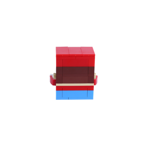 Brick Bump brick art collectible, back view
