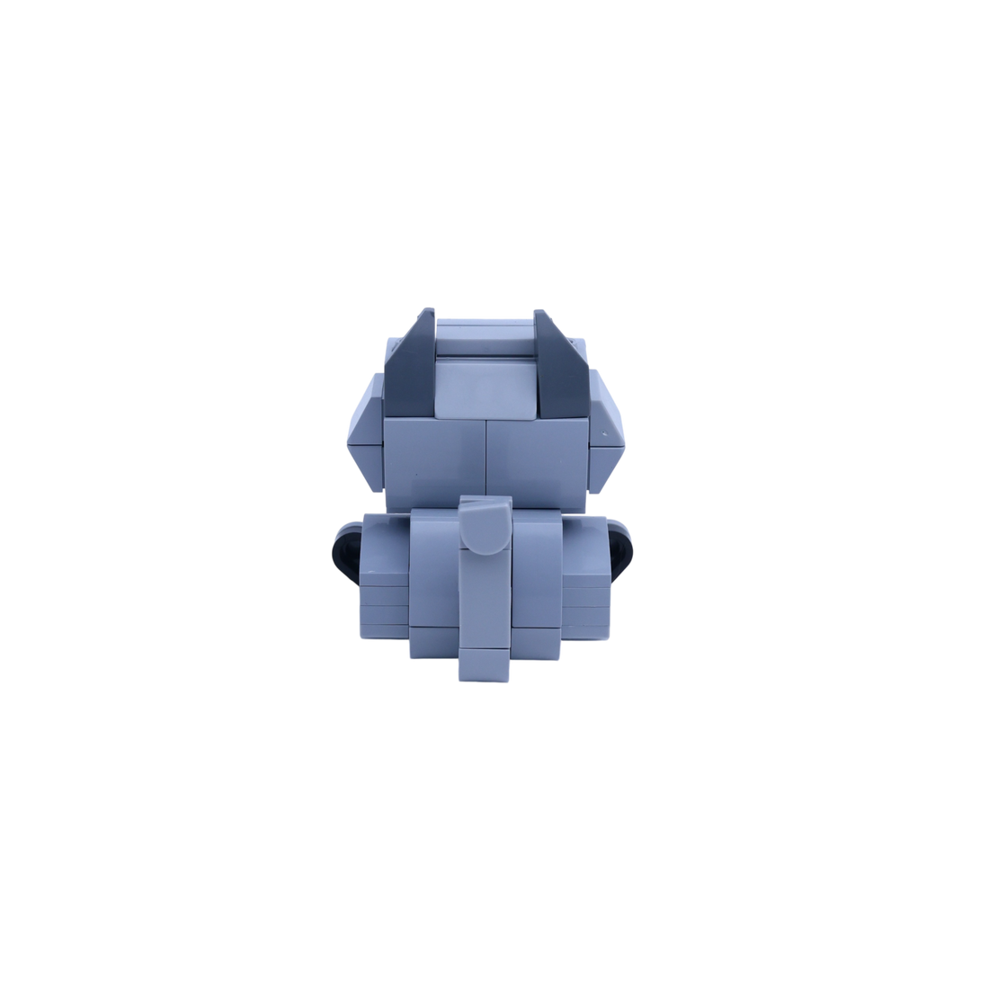 British Blue Cat cat brick figure, back view