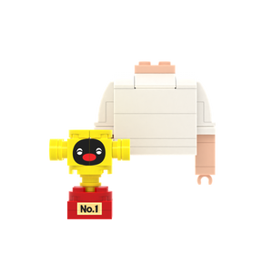 Cartoon Trophy brick figure accessory, main product view