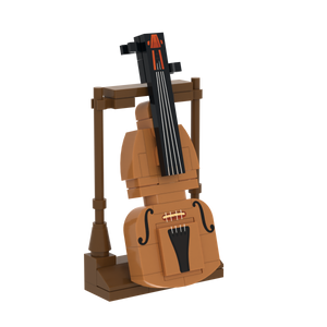 Cello brick scene accessory, right-side view