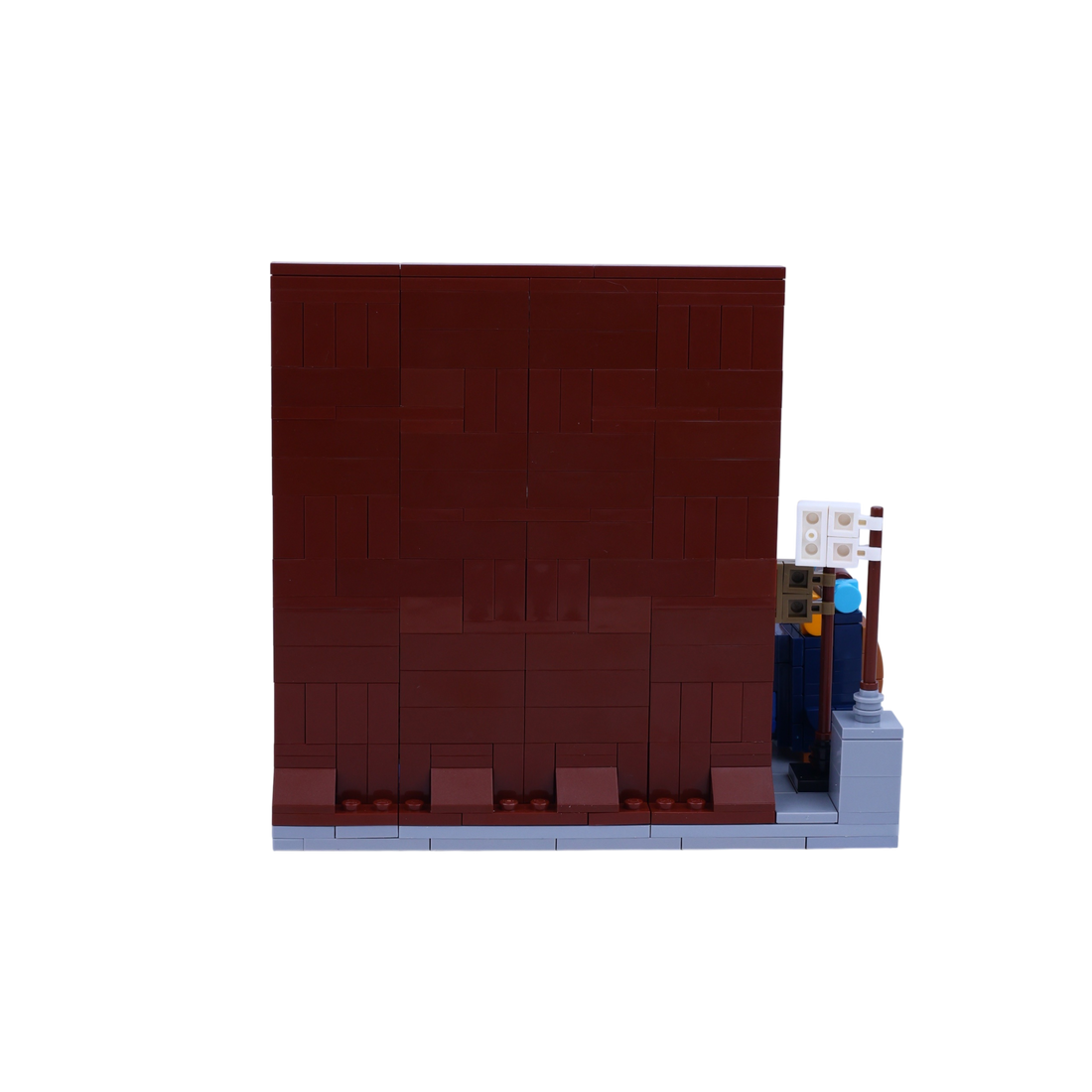 Champion Climber brick scene, back view