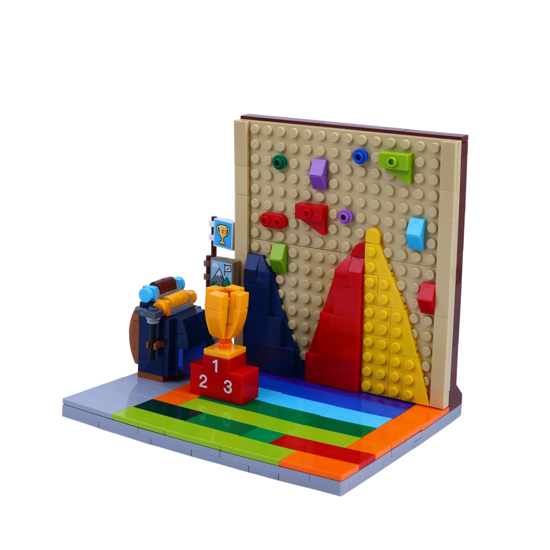 Champion Climber brick scene, right view