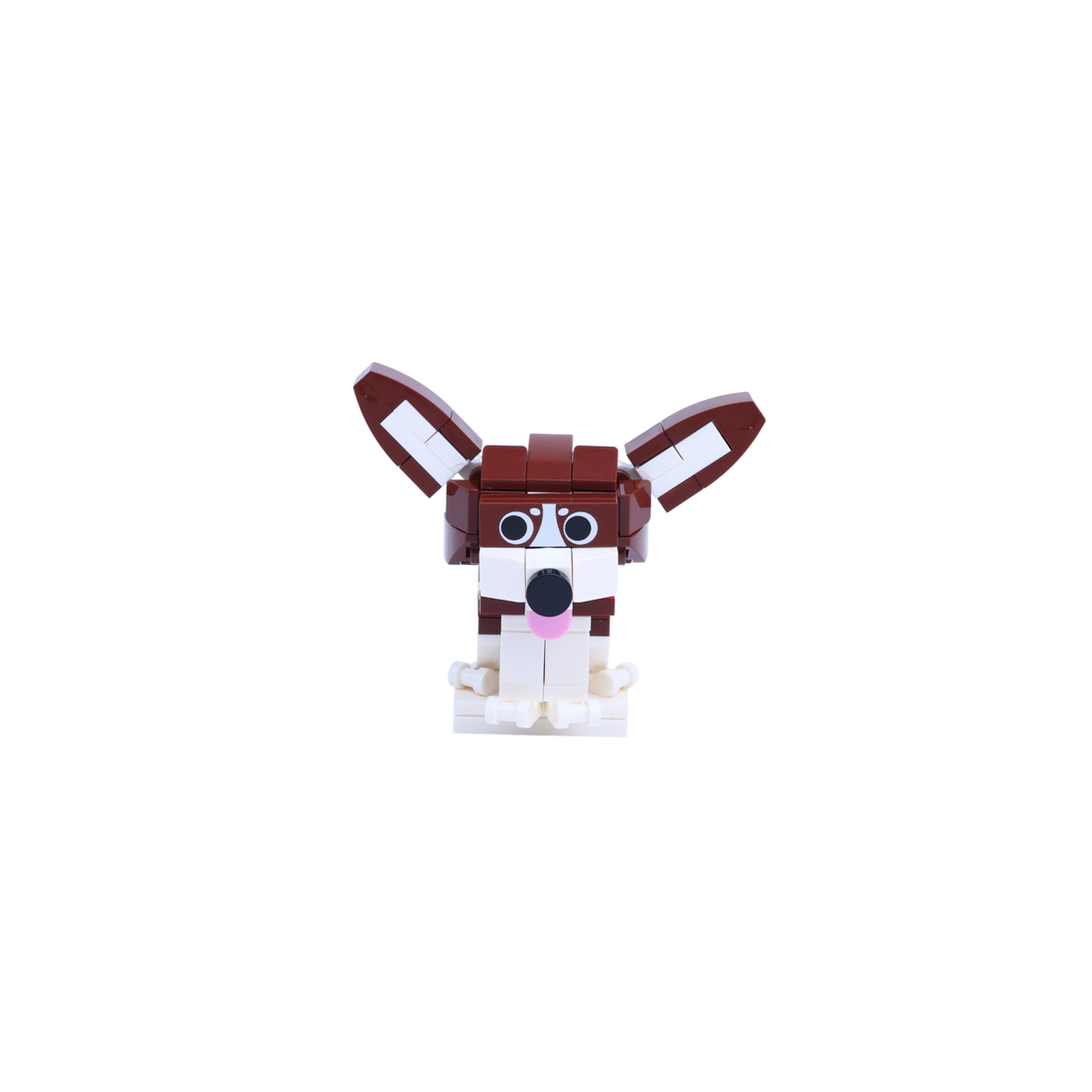 Chihuahua dog brick figure, main product view