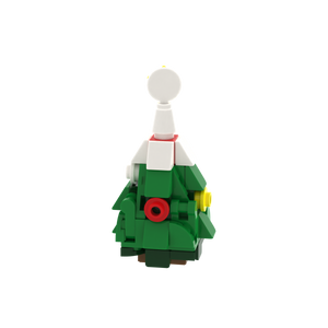Christmas Tree Design 2 brick scene accessory, detail view 1