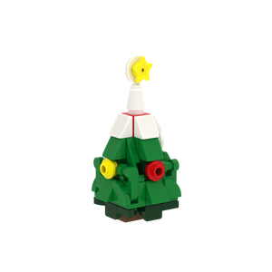 Christmas Tree Design 2 brick scene accessory, right-side view