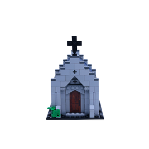 Church brick art collectible, main product view