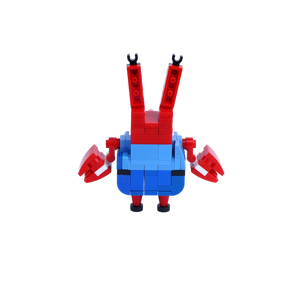 Claw Coin Merchant brick art collectible, back view