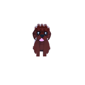 Cockapoo dog brick figure, main product view