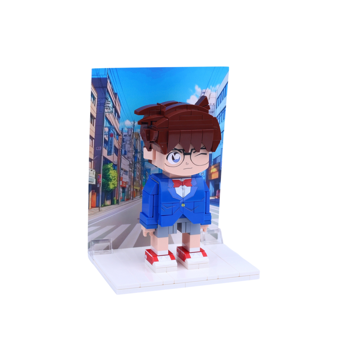 Mini Detective custom brick figure