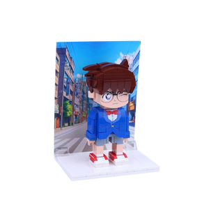 Mini Detective custom brick figure