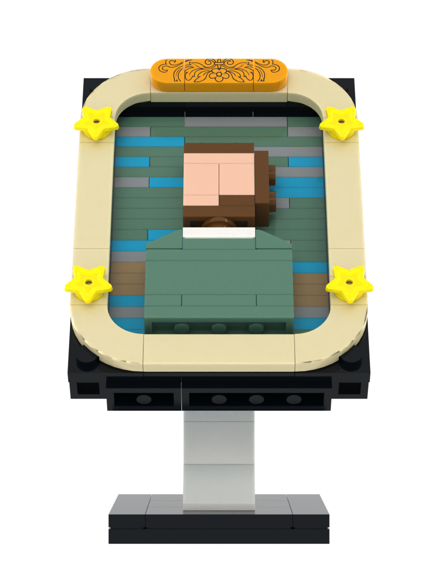 Brush Frame Seer custom brick figure