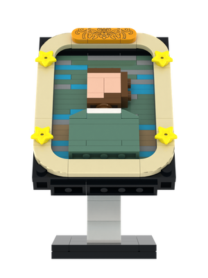 Brush Frame Seer custom brick figure