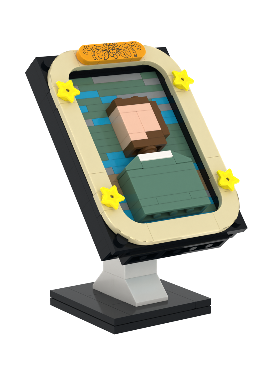 Brush Frame Seer custom brick figure