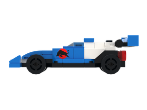 Shadow Circuit Racer custom brick figure