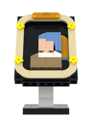 Pearl Frame Maiden custom brick figure