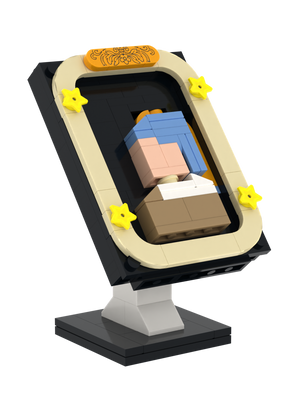 Pearl Frame Maiden custom brick figure