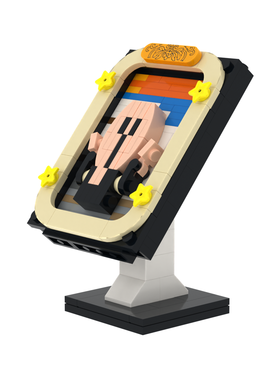 Scream Frame Echo custom brick figure