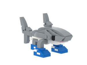 Shoe Fin Walker custom brick figure