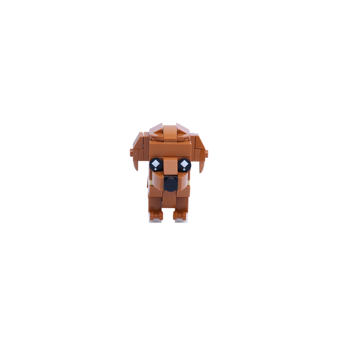 Dachshund dog brick figure, main product view