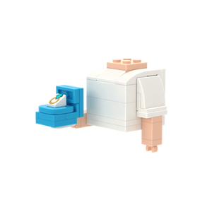 Diamond Ring brick figure accessory, right-side view