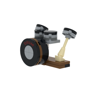 Drum Kit brick scene accessory, detail view 2