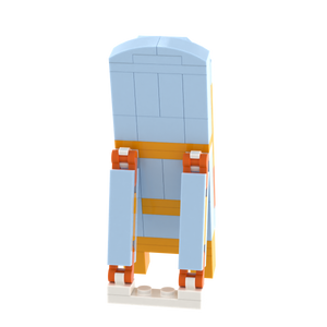 Full-length Decor Mirror brick scene accessory, detail view 1