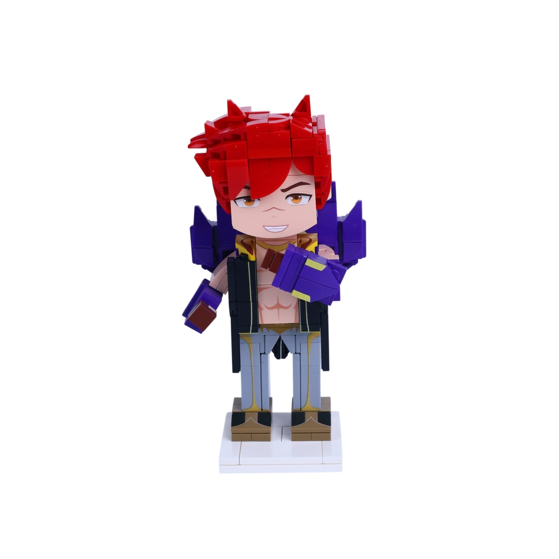 Gauntlet Street Brawler custom brick figure, main product view