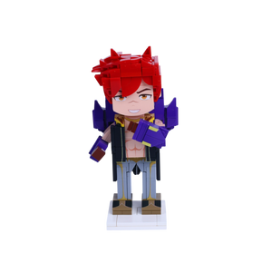 Gauntlet Street Brawler custom brick figure, main product view