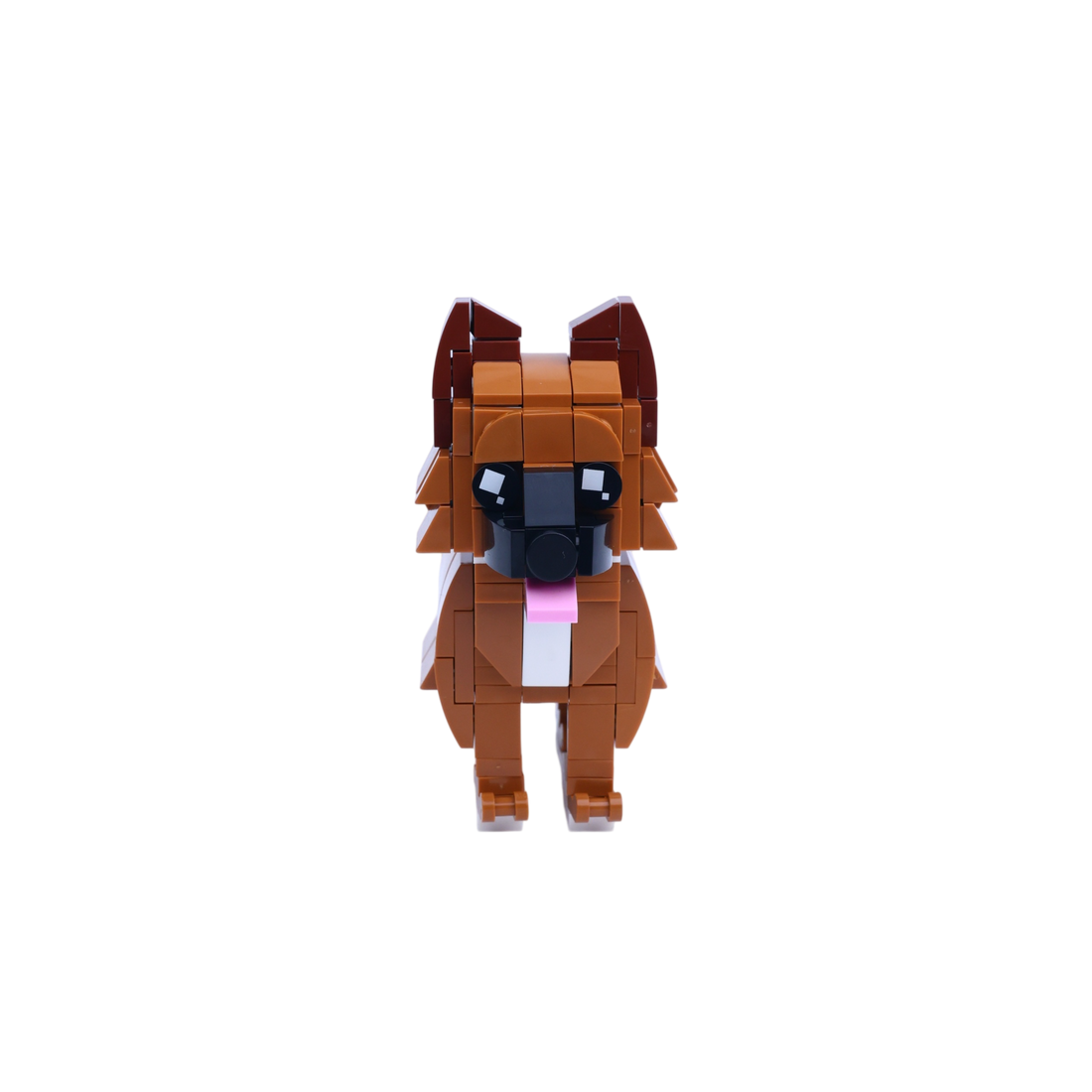 German Shepherd dog brick figure, main product view