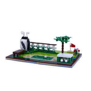 Golf Buddies brick scene, right view
