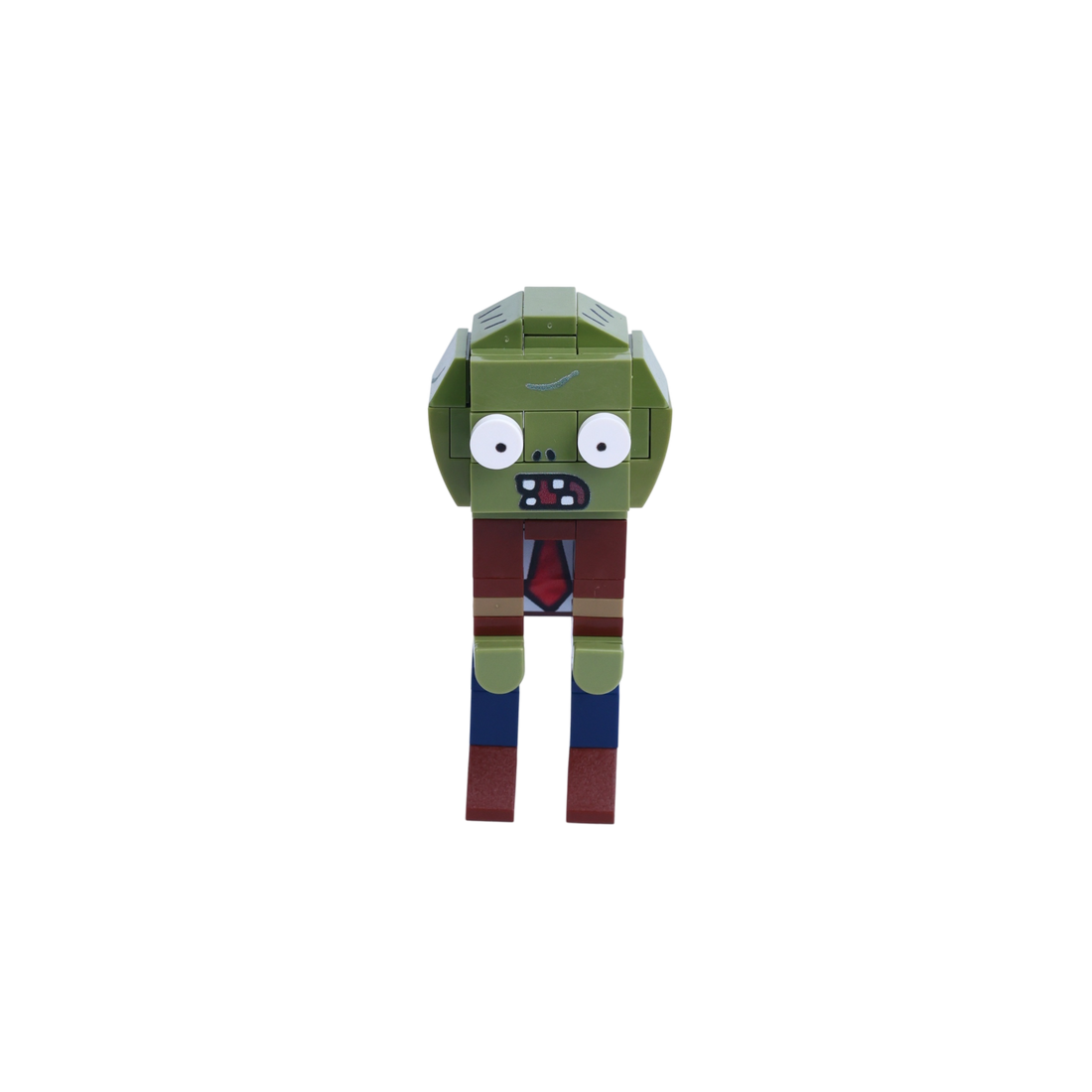 Green Undead Character brick art collectible, main product view