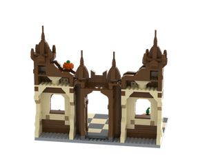 Halloween · Castle brick scene, back view