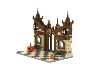 Halloween · Castle brick scene, right view