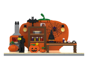 Halloween · Pumpkin House brick scene, main product view