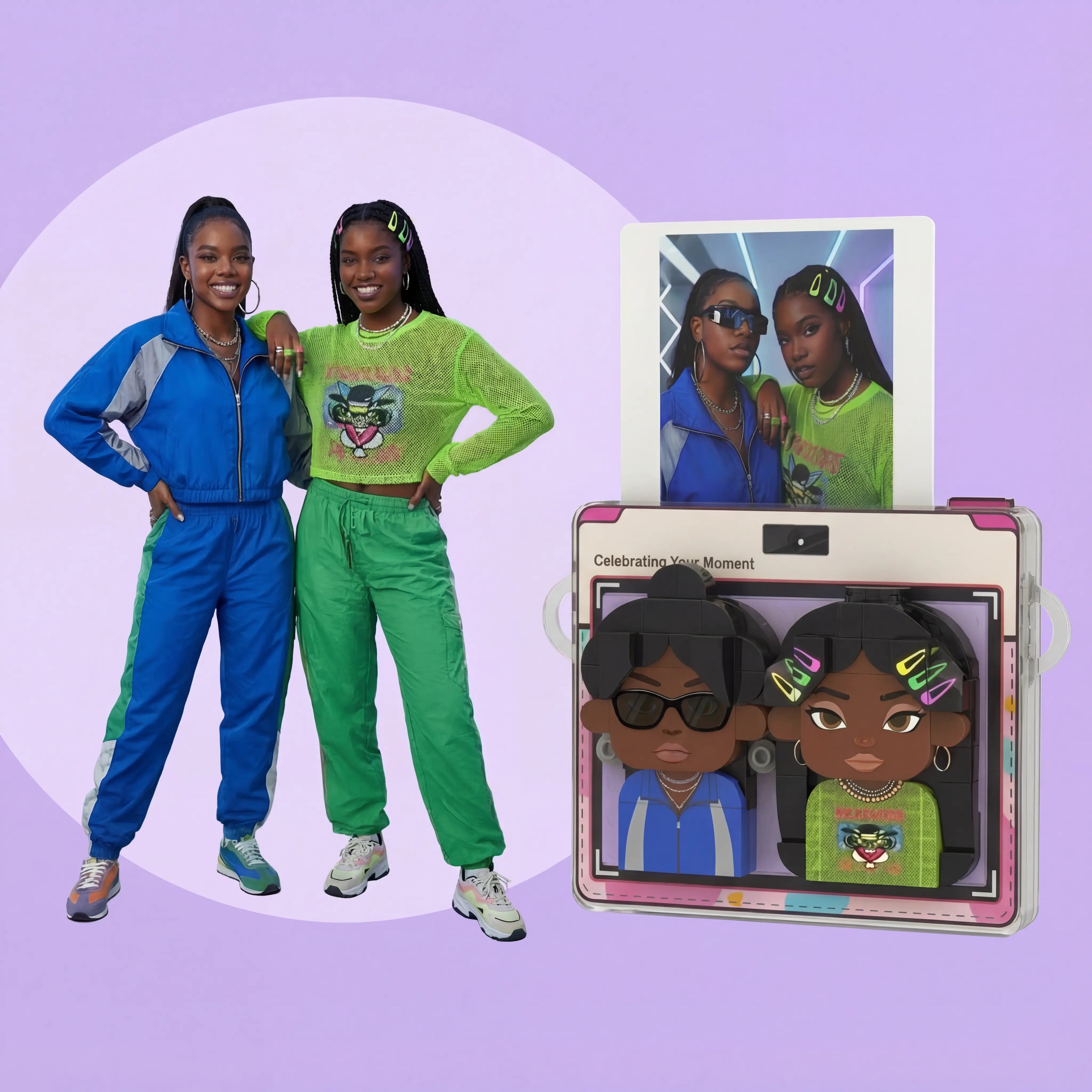 Snap U Duo - Custom 3D Figure Frame & Magnet Snap U Collection