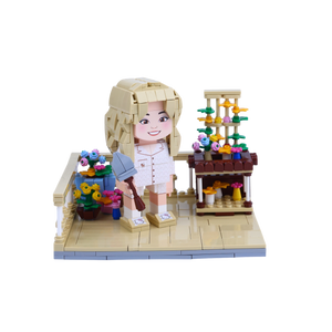 Lazy Sunday Garden brick scene, lifestyle view