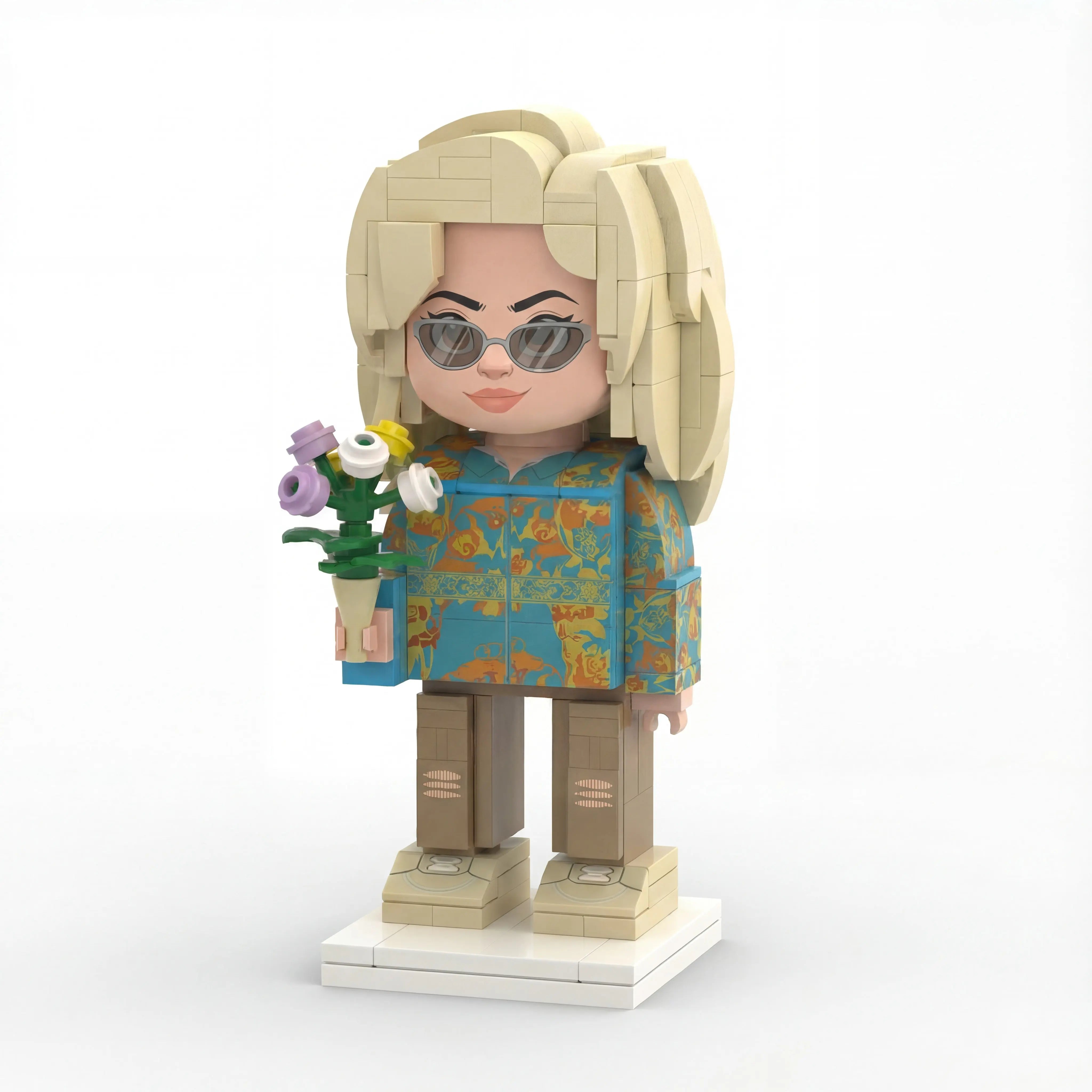 Mini U - Single | Custom Personalized 3D Brick Figure Mini U