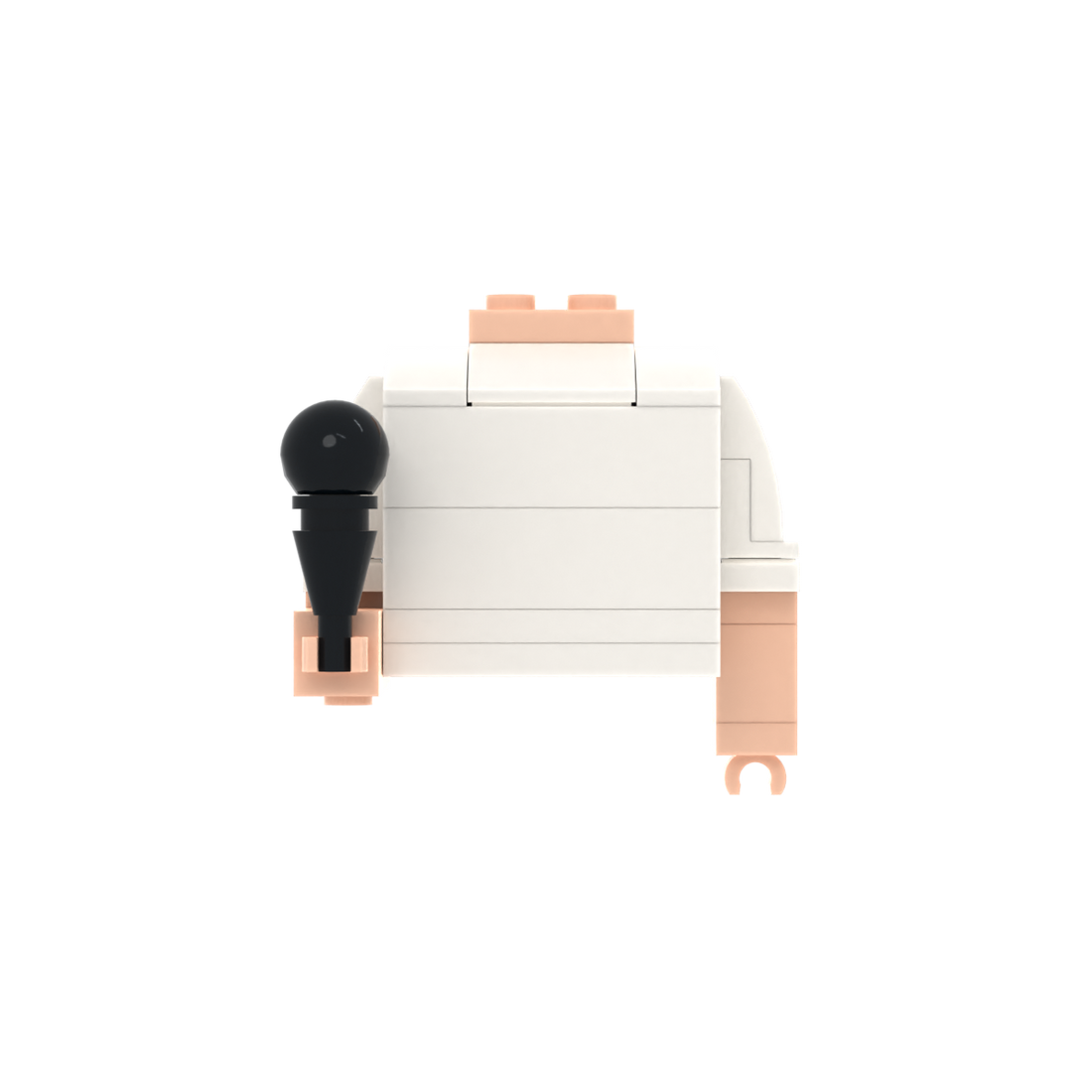 Microphone brick figure accessory, main product view