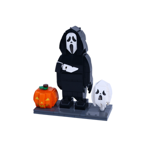 Midnight Fright custom brick figure, right-side view