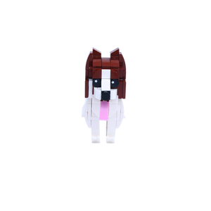 Papillon dog brick figure, main product view
