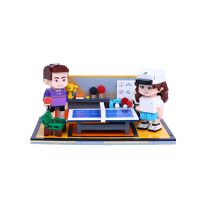 Ping Pong Pals brick scene, lifestyle view