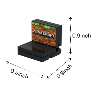 Pixel Screen Display brick figure accessory, size guide