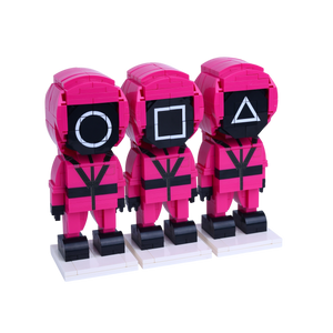 Player △ brick figure, left-side view