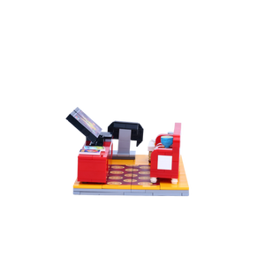 Player One's Pad brick scene, back view